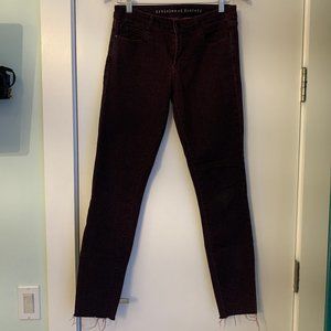 Eggplant Purple Articles of Society Slim Fit Jeans